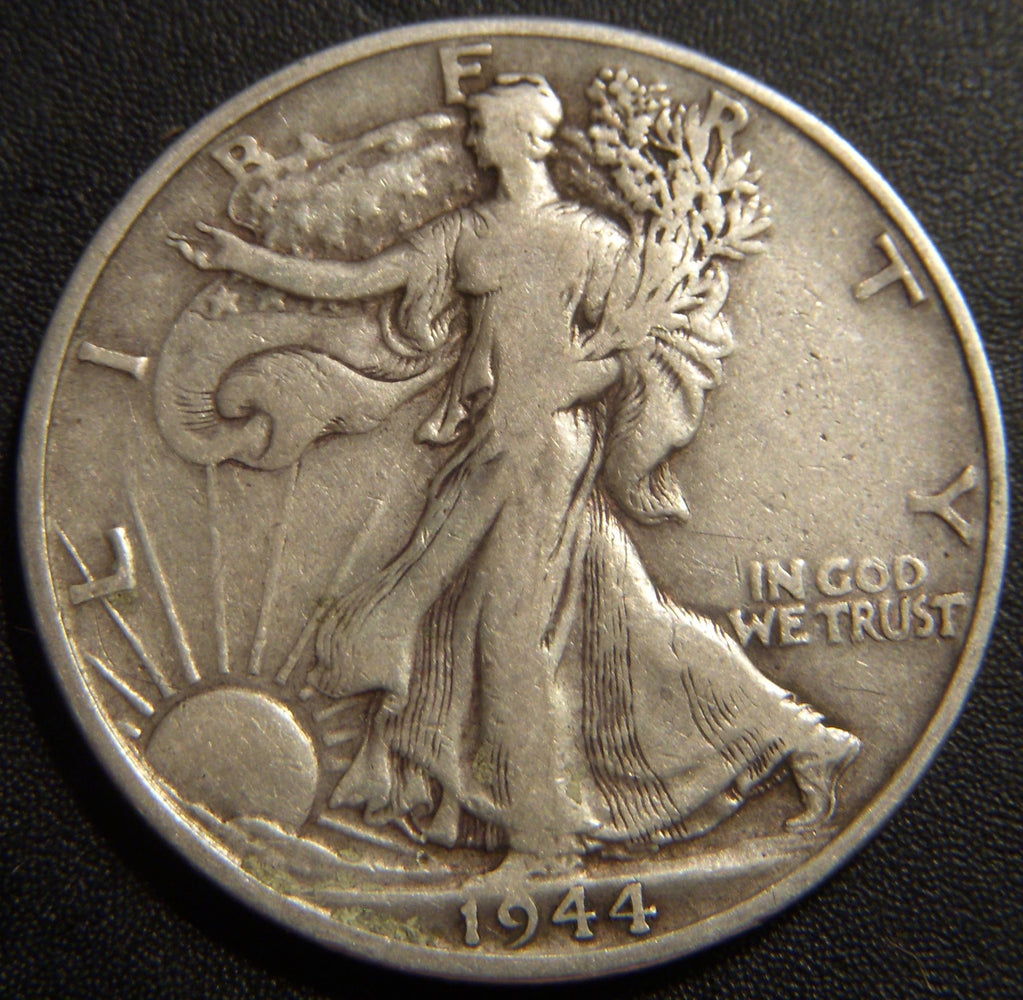 1944-D Walking Half Dollar - Fine