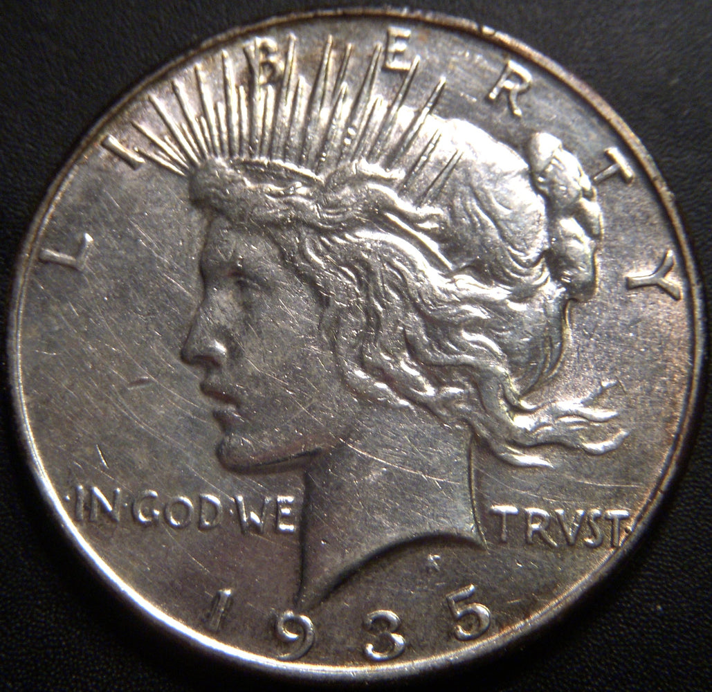 1935-S Peace Dollar - Extra Fine