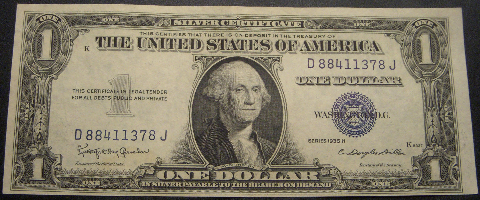 1935H $1 Silver Certificate - FR# 1618