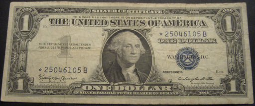 1957B $1 Silver Certificate - FR# 1621* Star Note