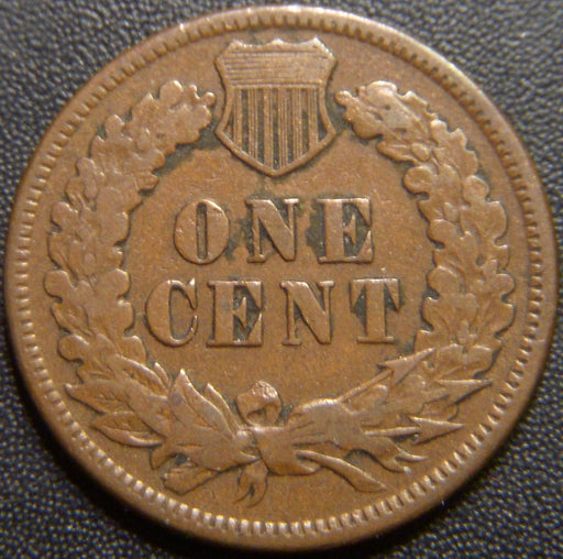 1873 Indian Head Cent - Open 3 Fine