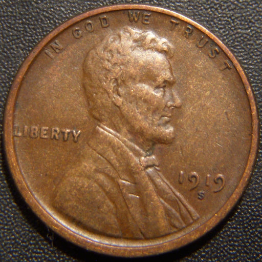 1919-S Lincoln Cent - Extra Fine