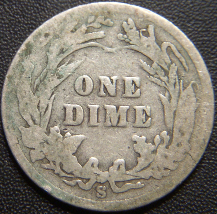 1901-S Barber Dime - Good