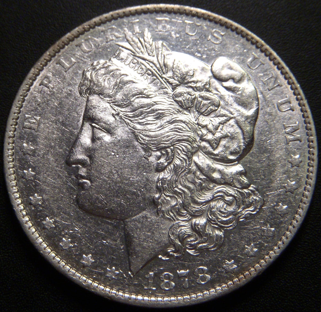 1878 Morgan Dollar - 7 Tail Feathers AU