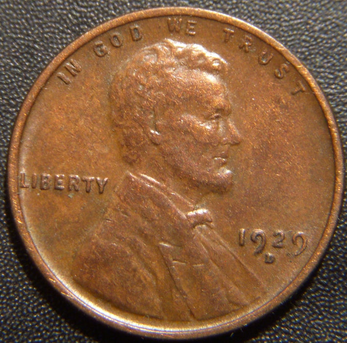 1929-D Lincoln Cent - Extra Fine
