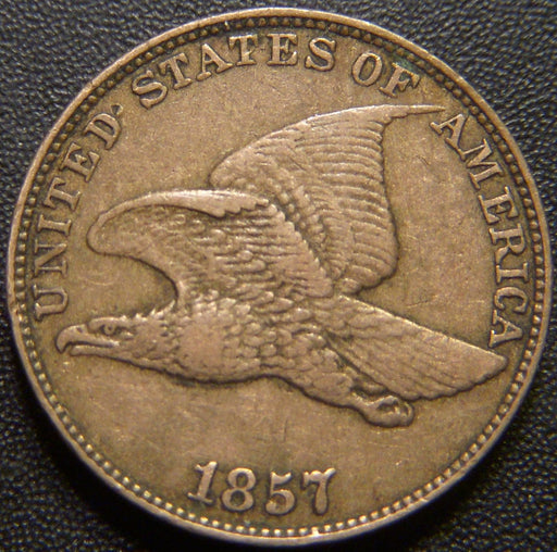 1857 Flying Eagle Cent - Very Fine