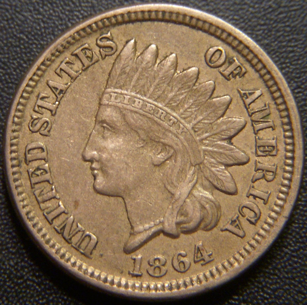 1864 Indian Head Cent - Copper Nickel Extra Fine