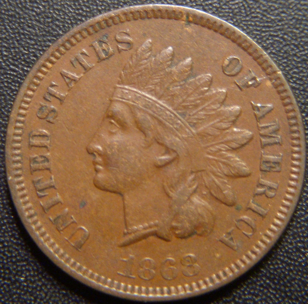 1868 Indian Head Cent - Very Fine