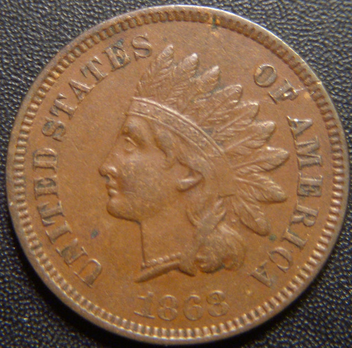 1868 Indian Head Cent - Very Fine