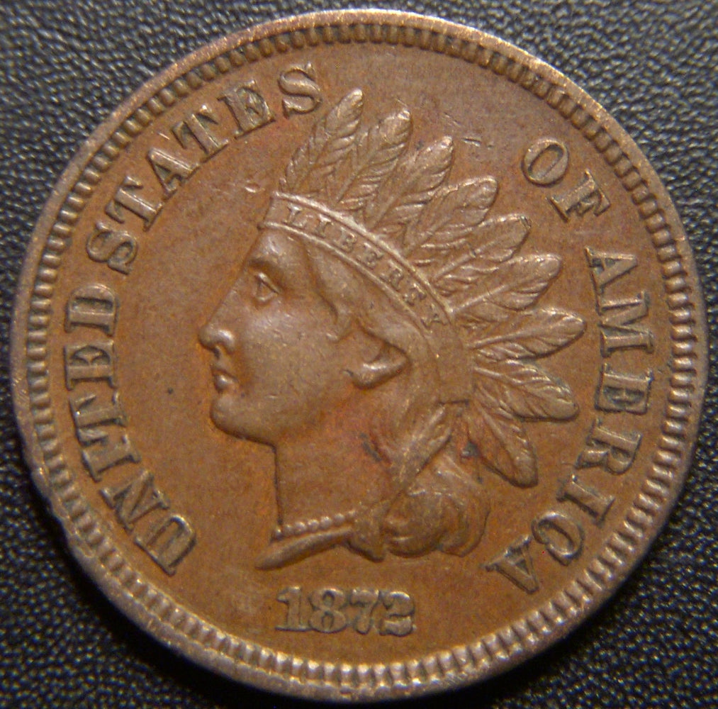 1872 Indian Head Cent - Extra Fine