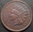 1873 Indian Head Cent - Open 3 Very Fine