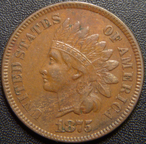 1875 Indian Head Cent - Very Fine