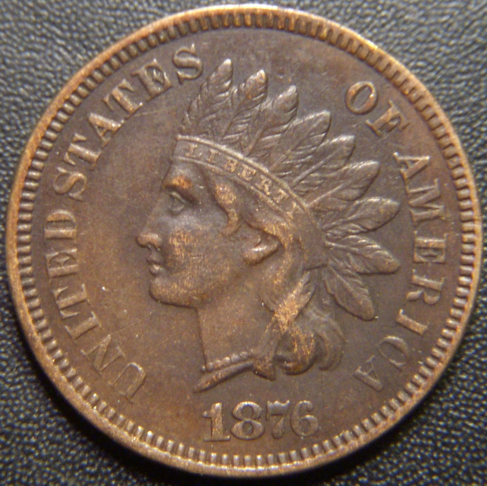 1876 Indian Head Cent - Very Fine