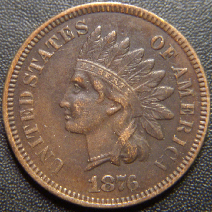 1876 Indian Head Cent - Very Fine