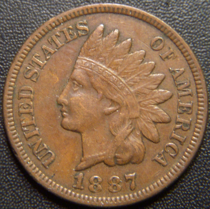 1887 Indian Head Cent - Very Fine