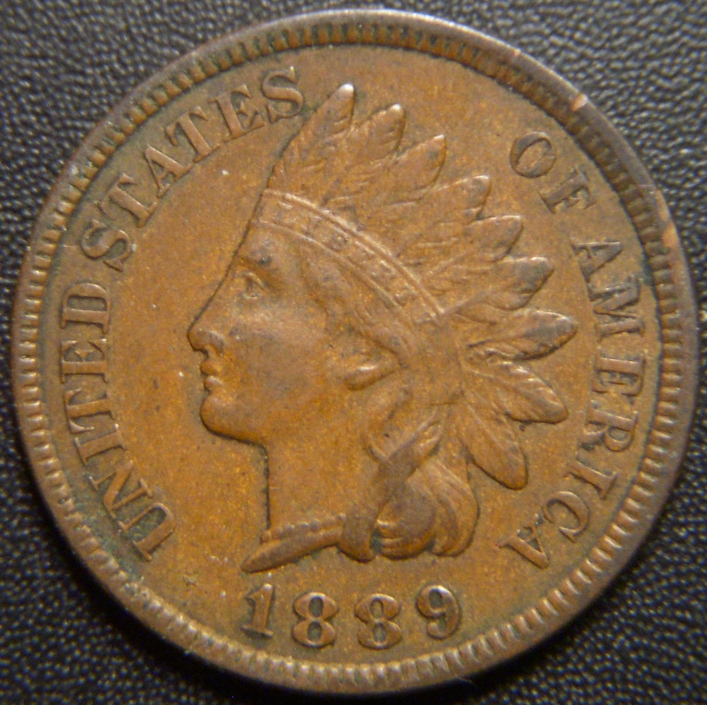 1889 Indian Head Cent - Extra Fine