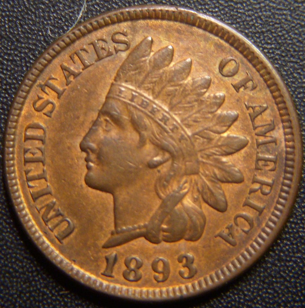 1893 Indian Head Cent - Extra Fine