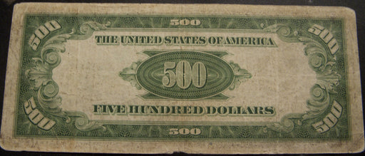 1934A (E) $500 Federal Reserve Bank Note - FR# 2202E