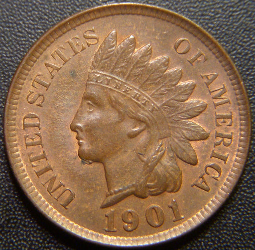 1901 Indian Head Cent - AU