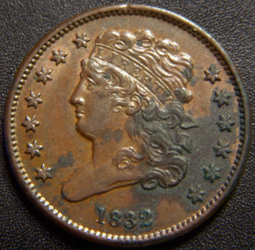 1832 Half Cent - Extra Fine