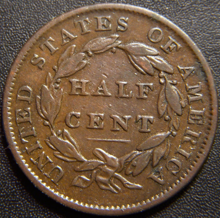 1833 Half Cent - Very Fine