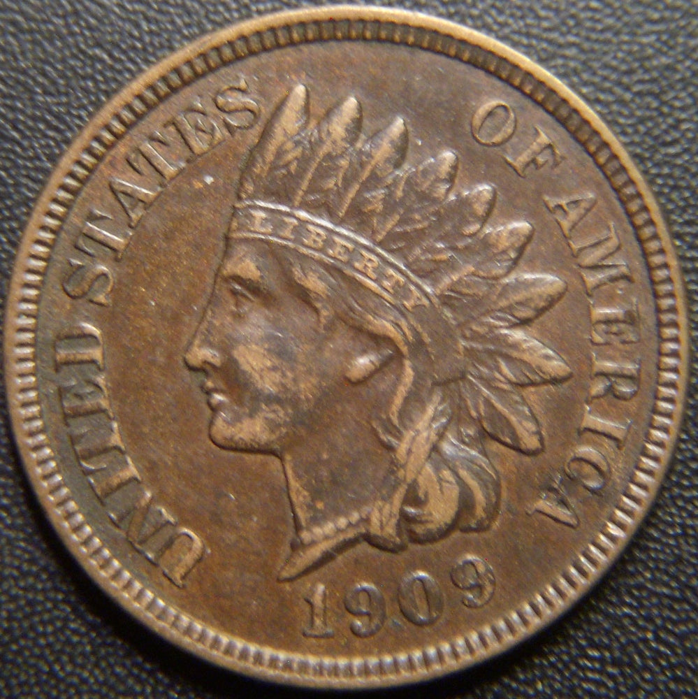 1909-S Indian Head Cent - Extra Fine