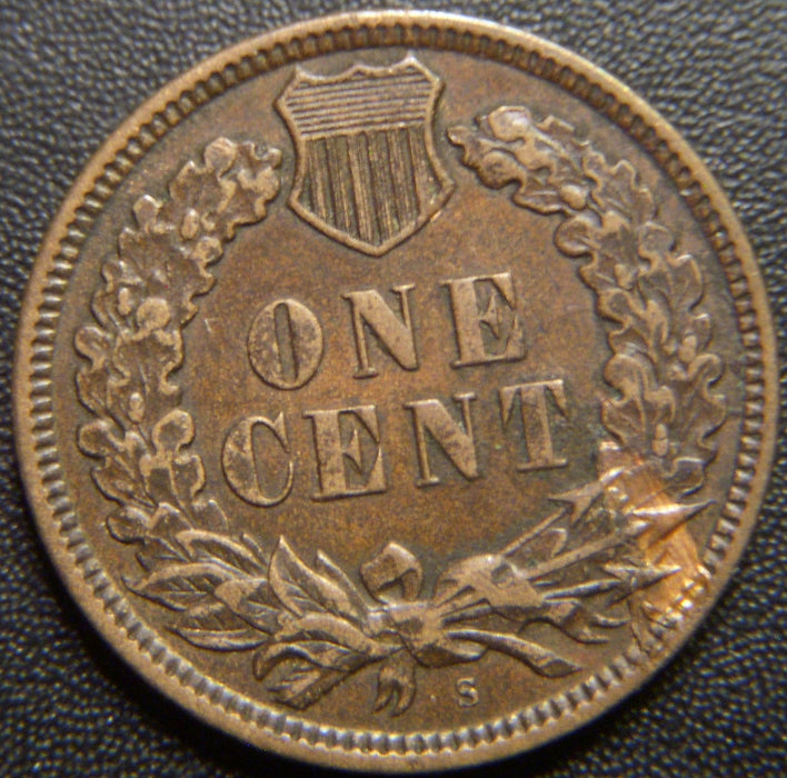 1909-S Indian Head Cent - Extra Fine