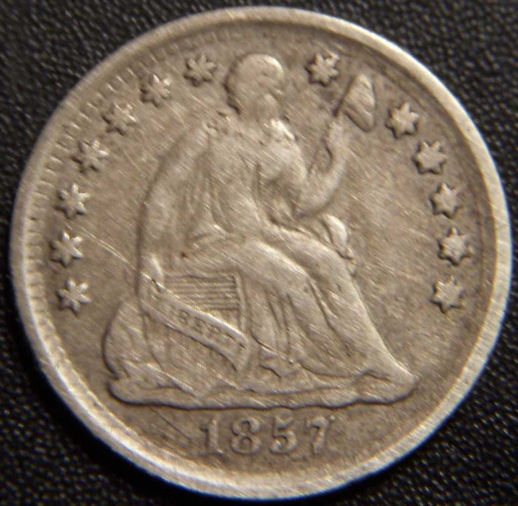 1857 Seated Half Dime - Very Fine
