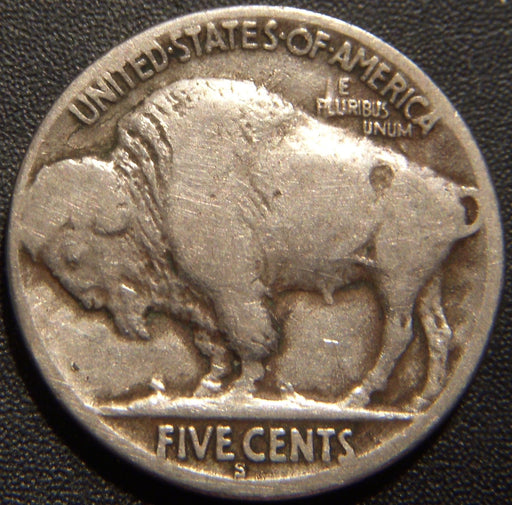 1921-S Buffalo Nickel - Good+