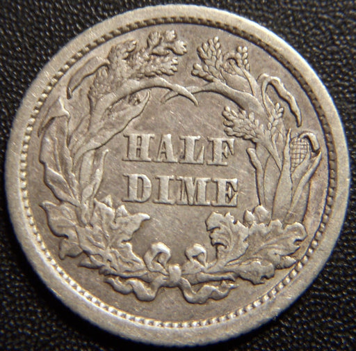 1861 Seated Half Dime - Fine