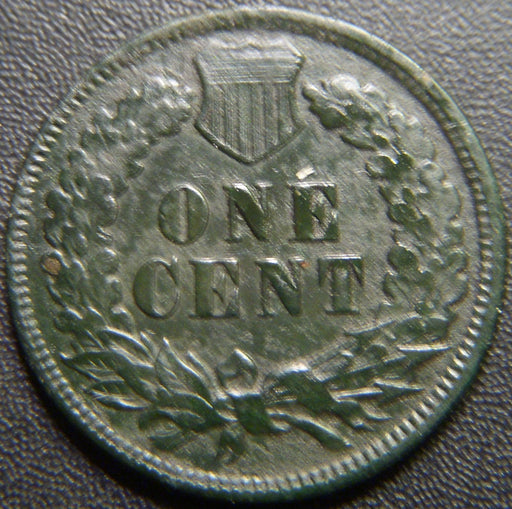 1873 Indian Head Cent - Open 3 Very Fine
