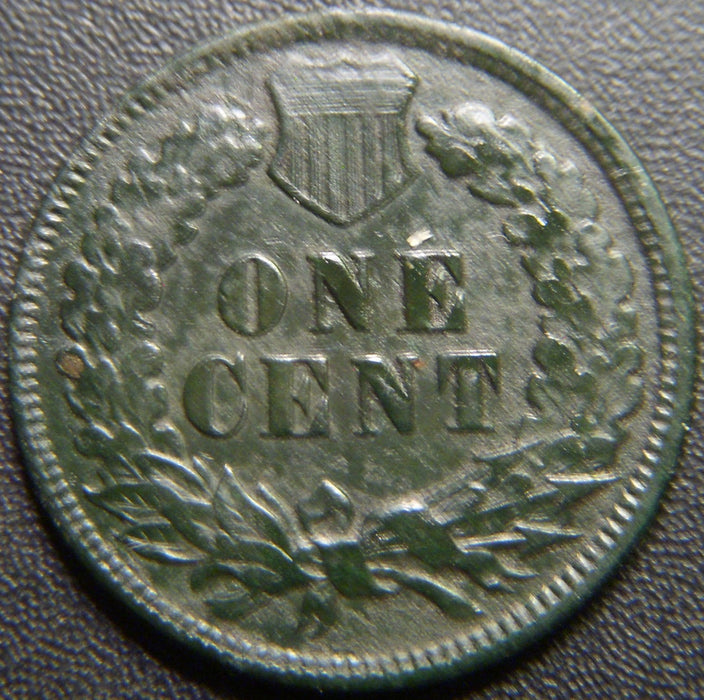 1873 Indian Head Cent - Open 3 Very Fine