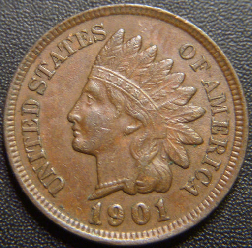 1901 Indian Head Cent - Extra Fine