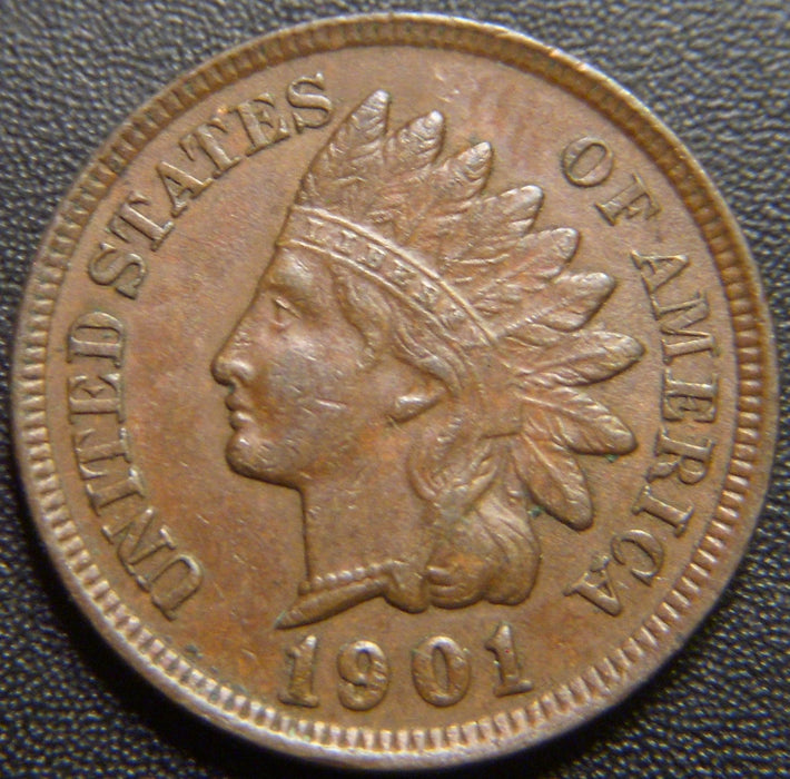 1901 Indian Head Cent - Extra Fine