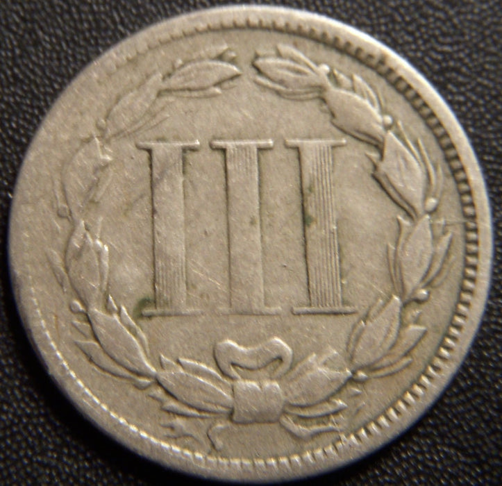 1867 Three Cent Piece - Fine