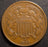 1866 Two Cent Piece - Very Good