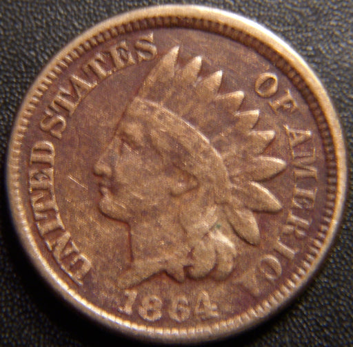 1864 Indian Head Cent - Copper Nickel Very Good