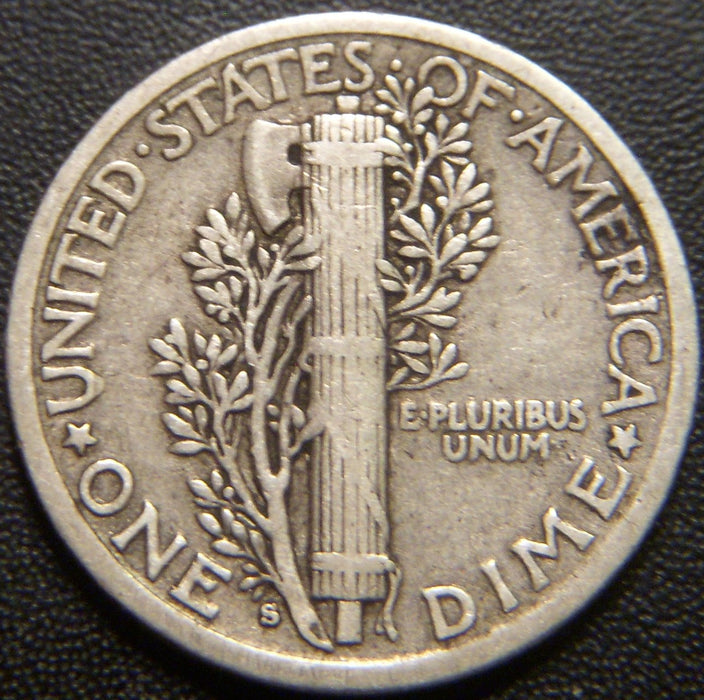 1917-S Mercury Dime - Very Fine