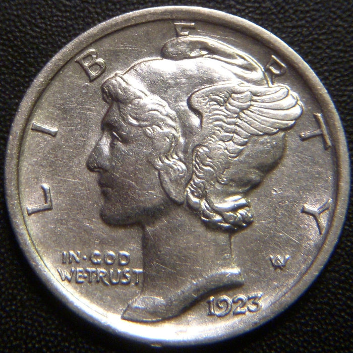 1923 Mercury Dime - AU