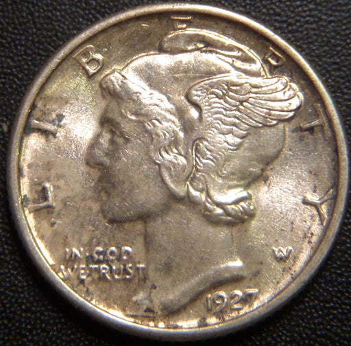 1927 Mercury Dime - AU