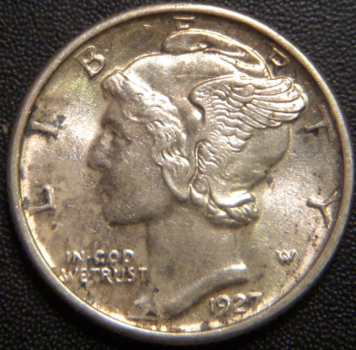 1927 Mercury Dime - AU