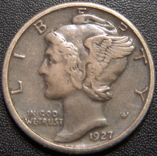 1927 Mercury Dime - Extra Fine