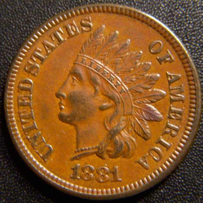 1881 Indian Head Cent - AU