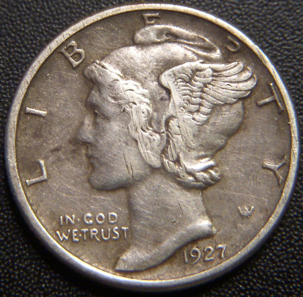 1927-D Mercury Dime - Extra Fine