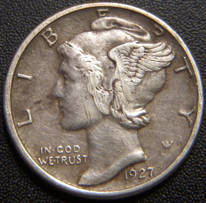 1927-D Mercury Dime - Extra Fine