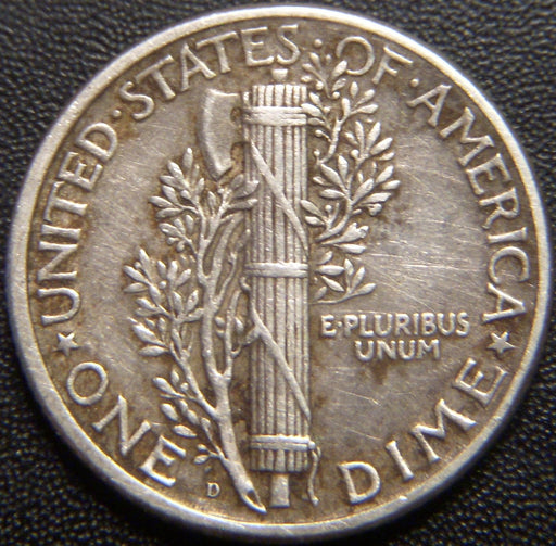 1927-D Mercury Dime - Extra Fine