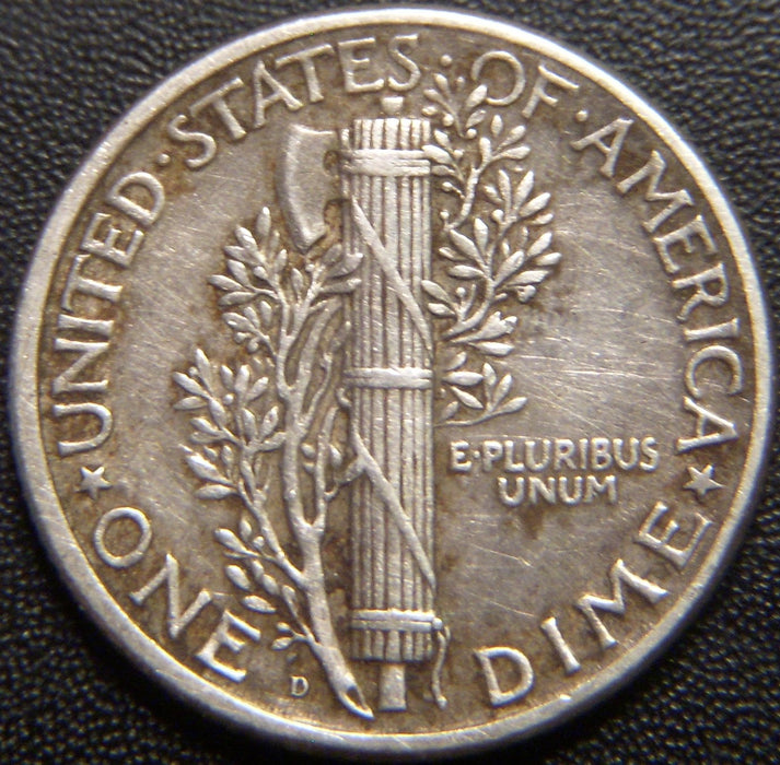 1927-D Mercury Dime - Extra Fine