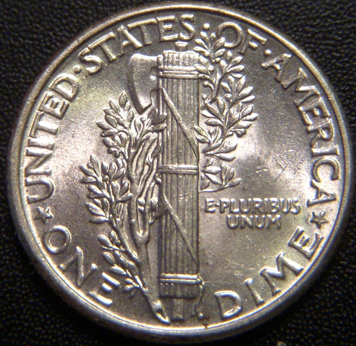 1928 Mercury Dime - AU