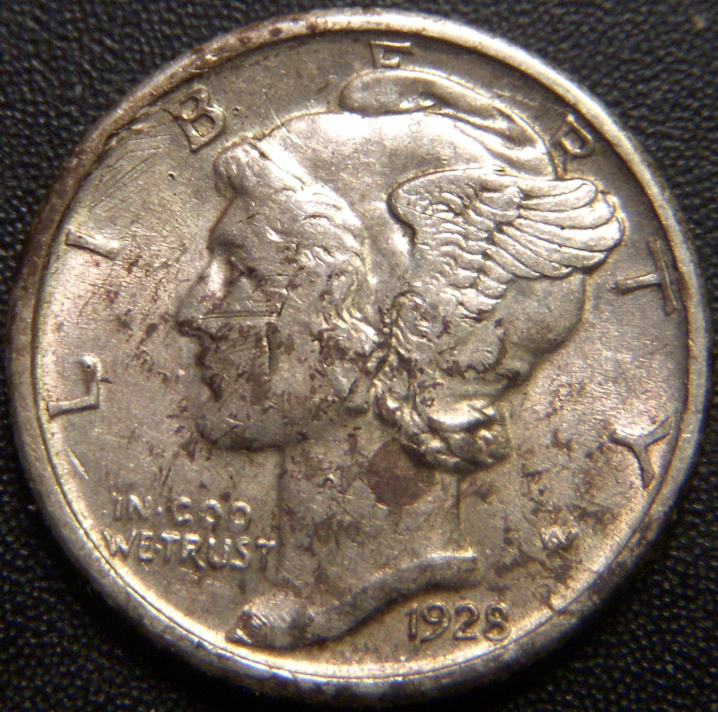 1928 Mercury Dime - Extra Fine