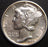 1929-S Mercury Dime - AU